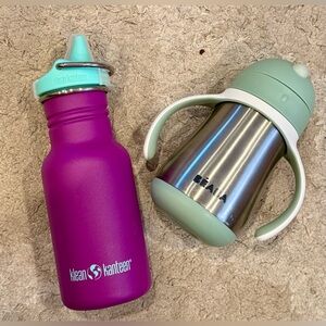 Klean Kanteen and Beaba Toddler Water Bottle